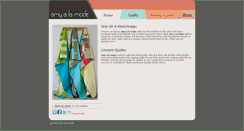 Desktop Screenshot of amyalamode.com